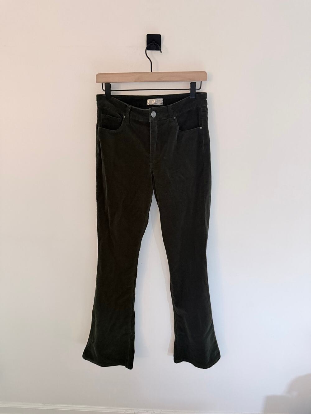 KUT from the Kloth Olive Green Corduroy Flare Pants-Size 2